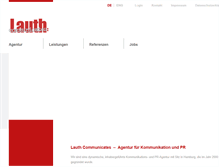 Tablet Screenshot of lauthcommunicates.de